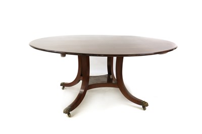 Lot 407 - A large Regency style mahogany centre table