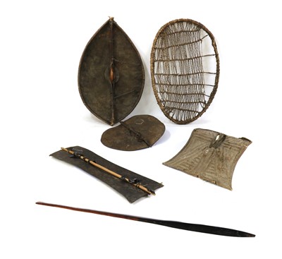 Lot 191 - A group of West African Tribal shields