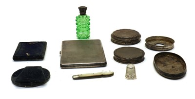 Lot 24 - A collection of silver items