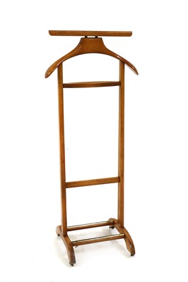 Lot 395 - An Italian beech valet stand