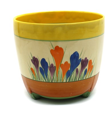 Lot 209 - A Clarice Cliff 'Autumn Crocus' jardiniere