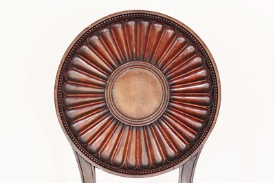 Lot 1 - A George III mahogany hall chair by Thomas Chippendale