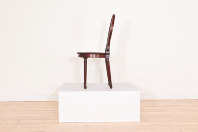 Lot 1 - A George III mahogany hall chair by Thomas Chippendale