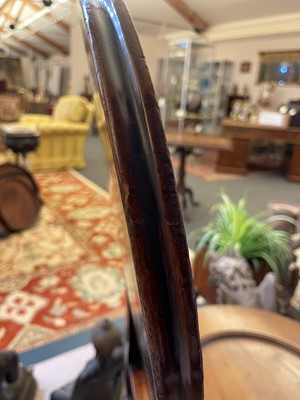 Lot 1 - A George III mahogany hall chair by Thomas Chippendale
