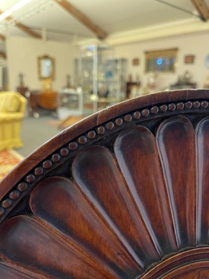 Lot 1 - A George III mahogany hall chair by Thomas Chippendale