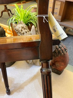 Lot 1 - A George III mahogany hall chair by Thomas Chippendale