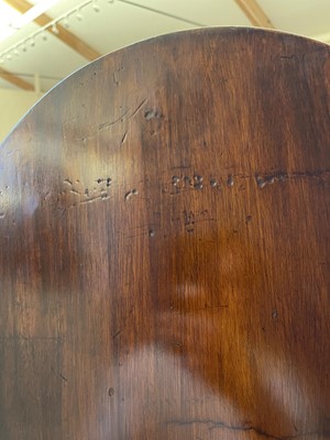 Lot 1 - A George III mahogany hall chair by Thomas Chippendale