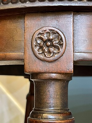 Lot 1 - A George III mahogany hall chair by Thomas Chippendale