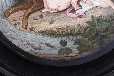 Lot 112 - A micromosaic plaque