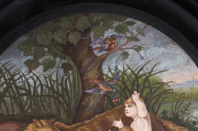 Lot 112 - A micromosaic plaque
