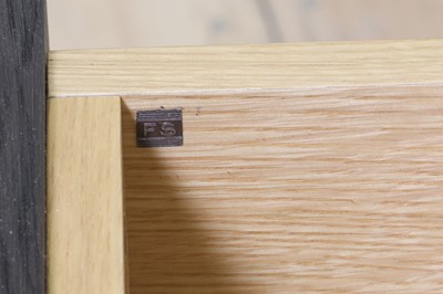 Lot 303 - A pair of brutalist bedside chests