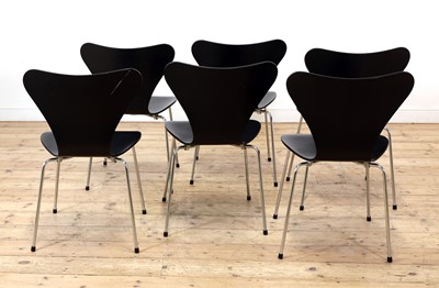 Lot 320 - A set of six 'Series 7' chairs