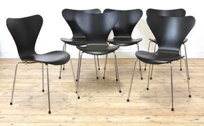 Lot 320 - A set of six 'Series 7' chairs