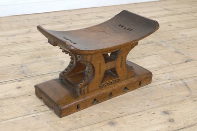 Lot 211 - An Ashanti stool