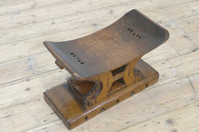 Lot 211 - An Ashanti stool