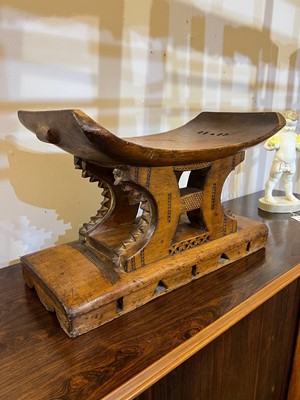 Lot 211 - An Ashanti stool