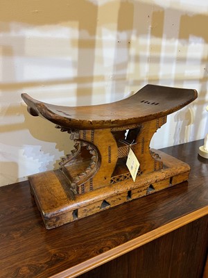 Lot 211 - An Ashanti stool