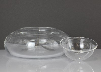 Lot 244 - A Baccarat clear glass caviar dish