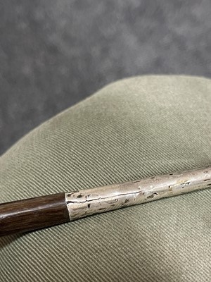 Lot 110 - A rhinoceros horn walking stick