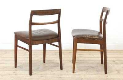 Lot 319 - A pair of Danish rosewood dining chairs