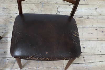 Lot 319 - A pair of Danish rosewood dining chairs
