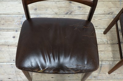 Lot 319 - A pair of Danish rosewood dining chairs