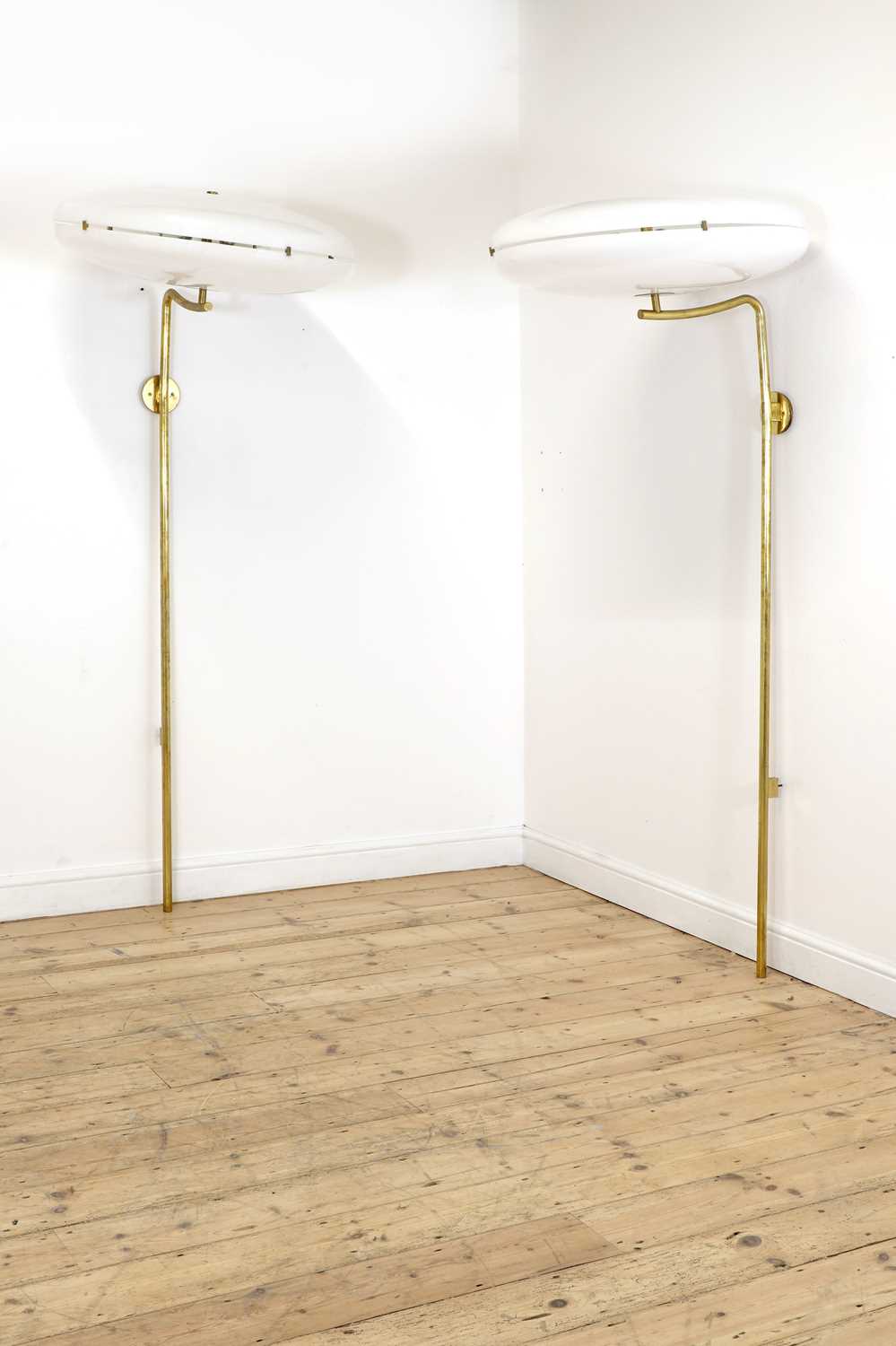 Lot 235 - A pair of 'Model 206' wall lights