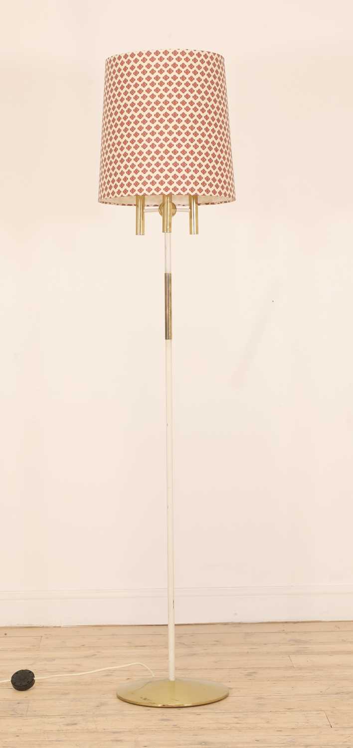 Lot 239 - An Italian brass standard lamp