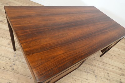 Lot 220 - A Swedish rosewood desk