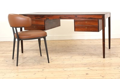 Lot 220 - A Swedish rosewood desk