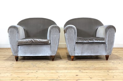 Lot 273 - A pair of Italian armchairs
