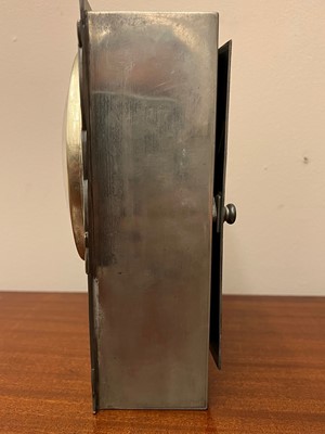 Lot 26 - A Liberty & Co. Tudric pewter and enamel mantel clock