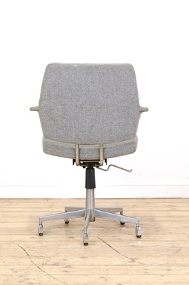 Lot 327 - A Danish revolving desk chair