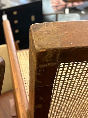 Lot 208 - A pair of teak 'Low Easy Chair' armchairs