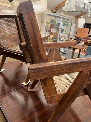 Lot 208 - A pair of teak 'Low Easy Chair' armchairs