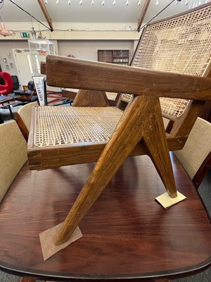 Lot 208 - A pair of teak 'Low Easy Chair' armchairs