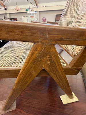 Lot 208 - A pair of teak 'Low Easy Chair' armchairs