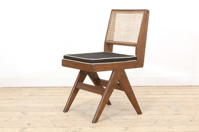 Lot 205 - A teak armless chair