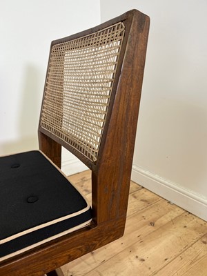 Lot 205 - A teak armless chair