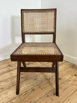 Lot 205 - A teak armless chair