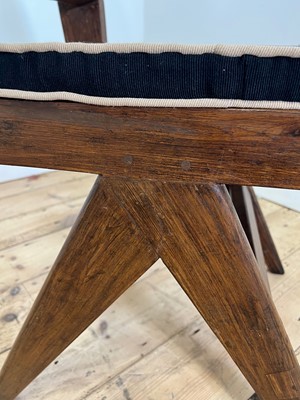 Lot 205 - A teak armless chair