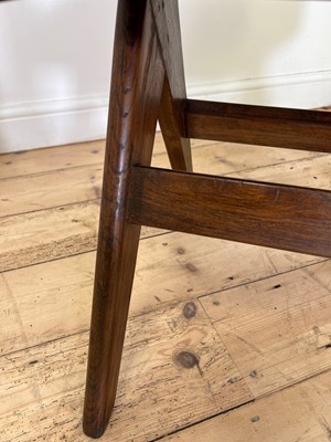 Lot 205 - A teak armless chair