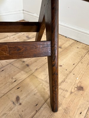 Lot 205 - A teak armless chair