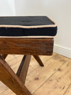 Lot 205 - A teak armless chair