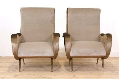 Lot 258 - A pair of Italian armchairs