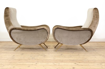 Lot 258 - A pair of Italian armchairs
