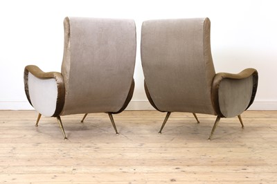 Lot 258 - A pair of Italian armchairs