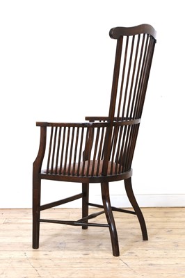 Lot 38 - An Arts and Crafts mahogany armchair