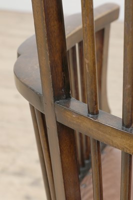 Lot 38 - An Arts and Crafts mahogany armchair