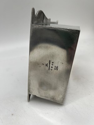 Lot 28 - A Liberty & Co. pewter desk clock